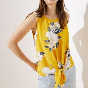 Yellow Floral Loft Shirt